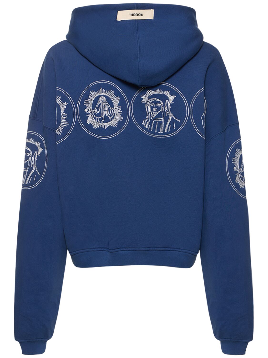 Shop Rough Holy Hoodie In Blue