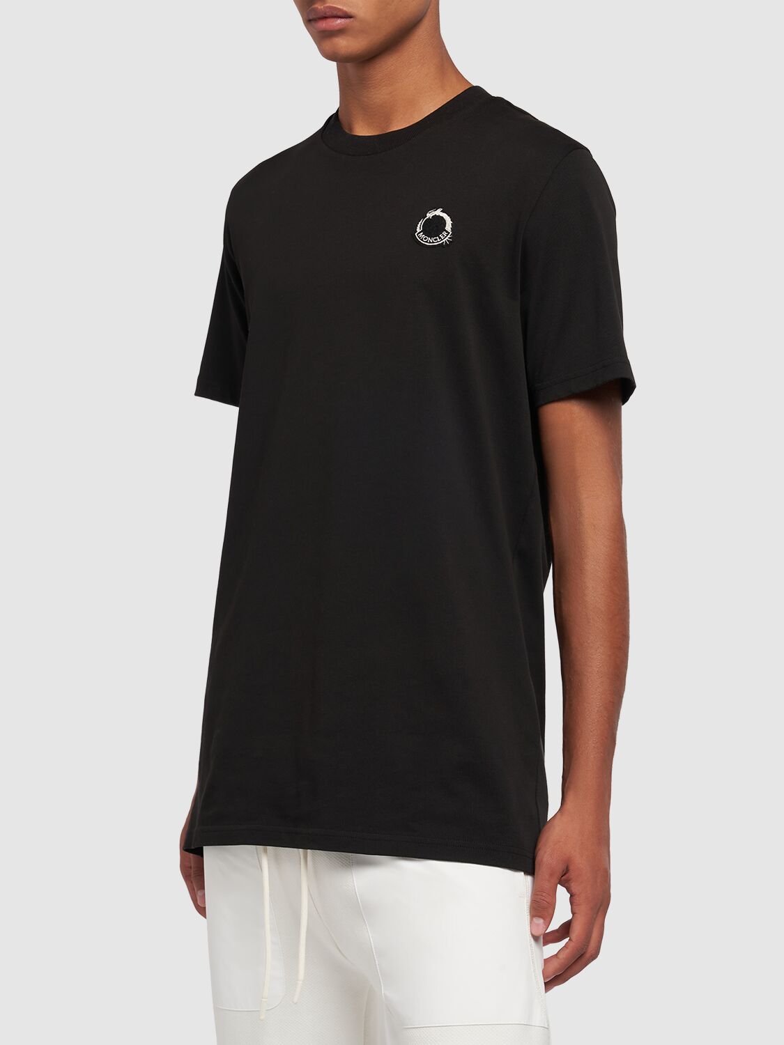 MONCLER CNY LOGO COTTON T-SHIRT 