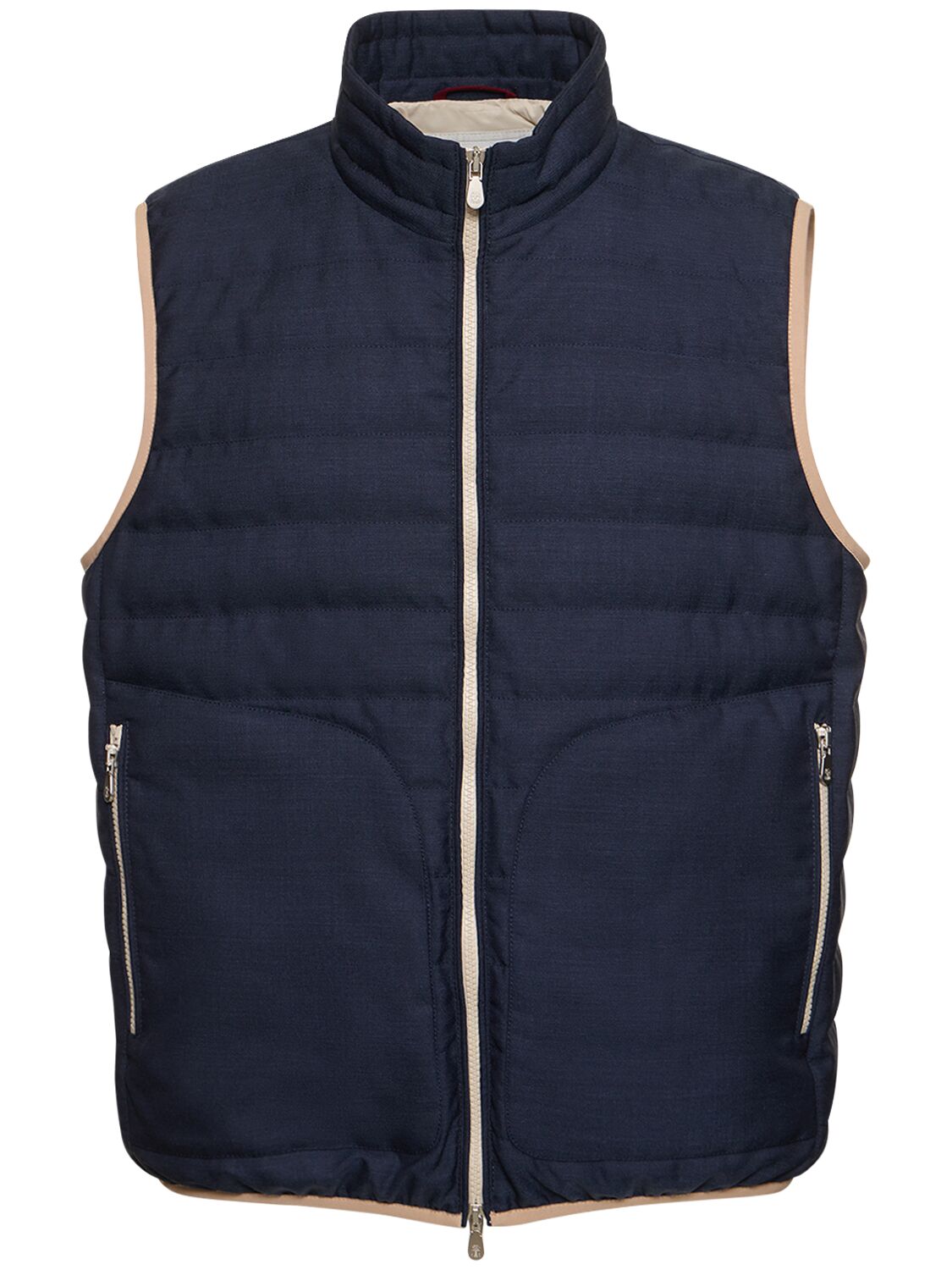 Wool Zip-down Vest
