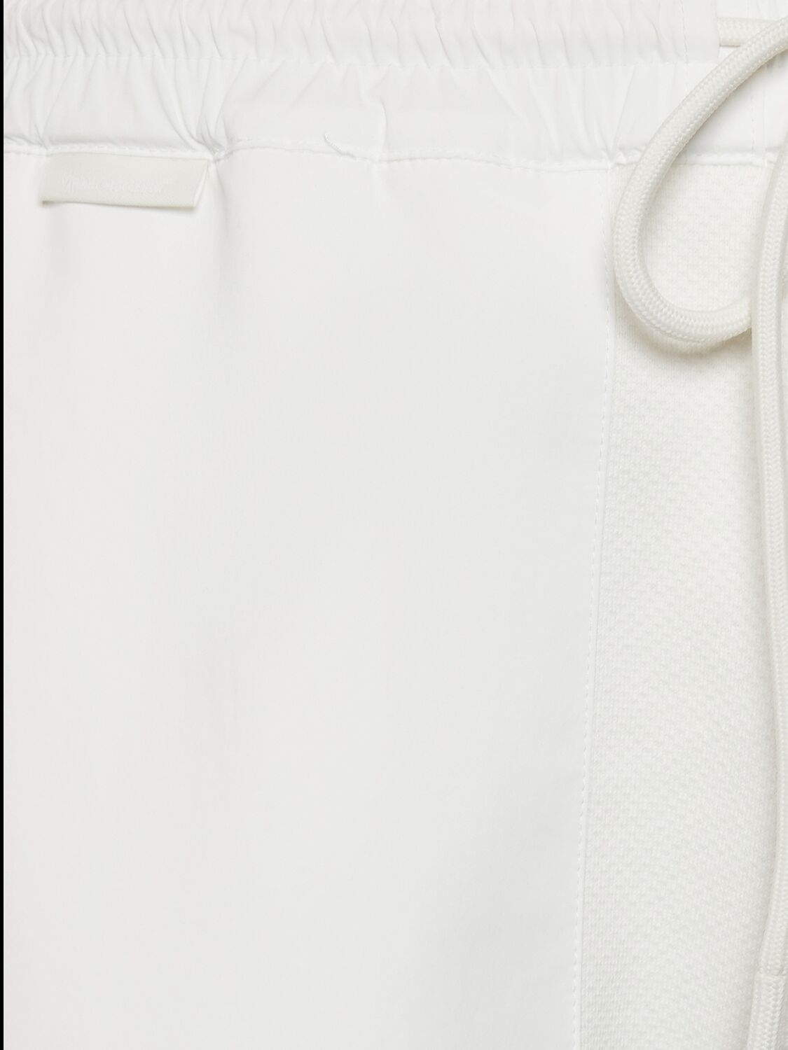 Shop Moncler Cny Cotton Jogging Sweatpants In White