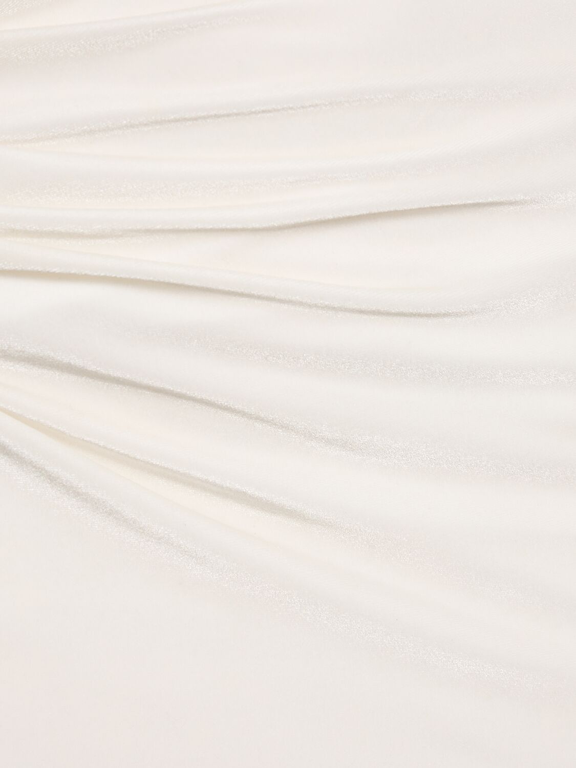 Shop 16arlington Nubria Draped Velvet Maxi Dress In White