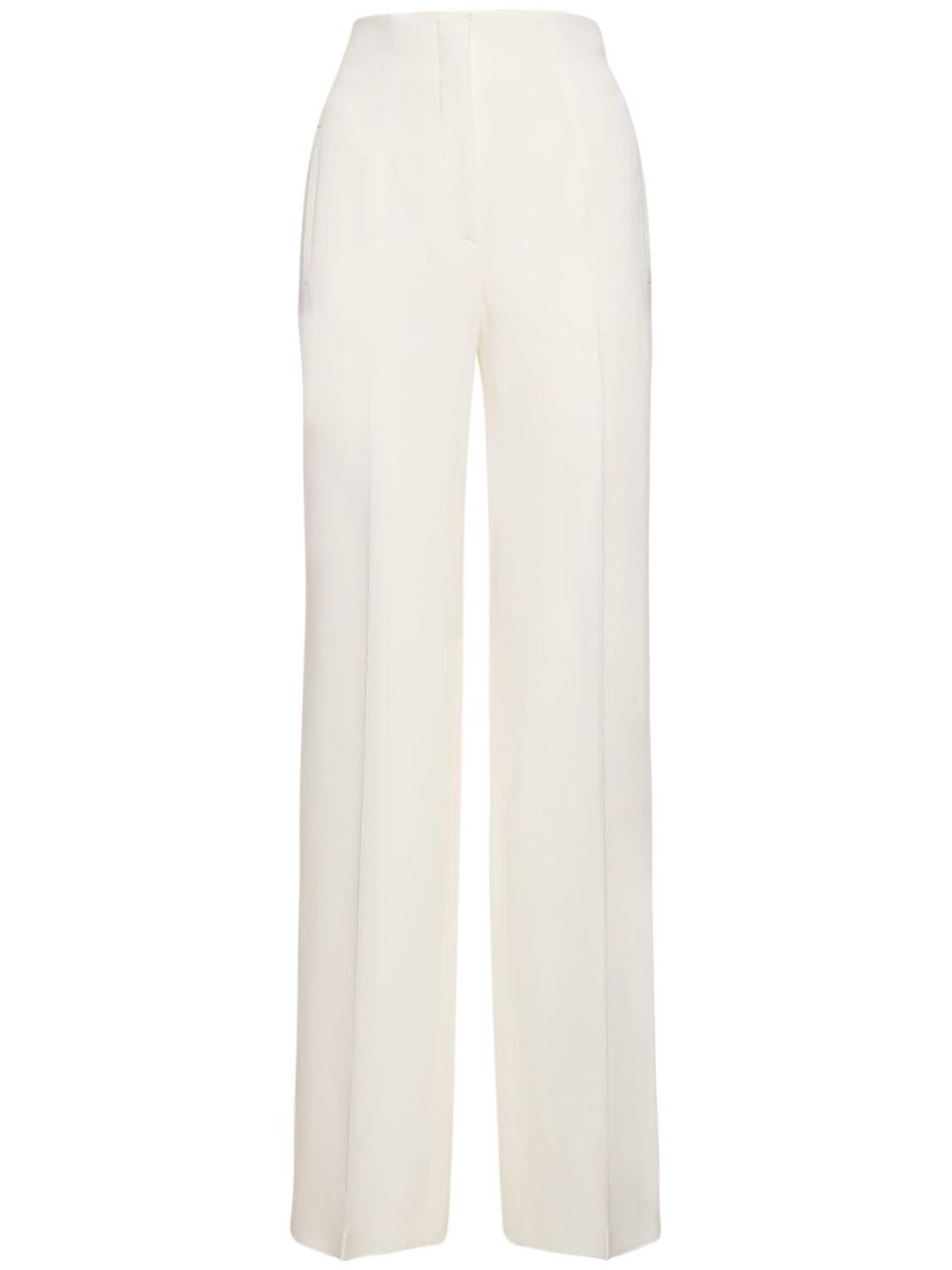 Image of High Rise Envers Satin Wide Pants