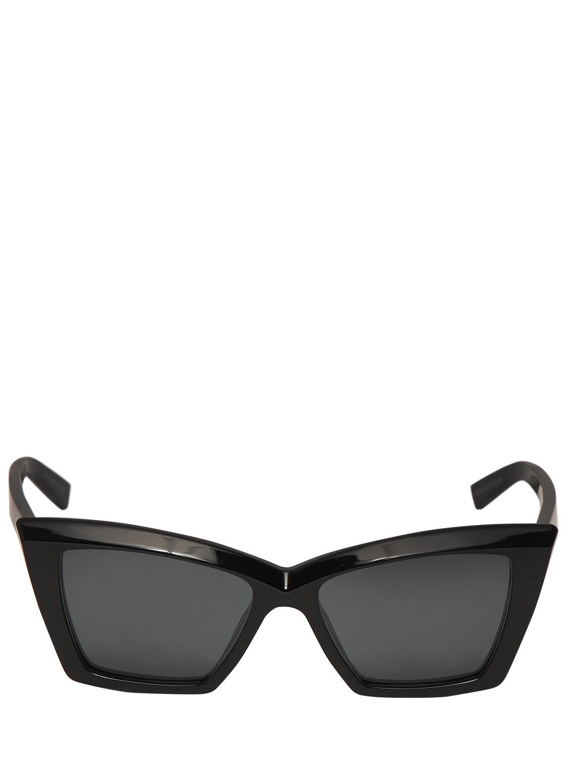 Saint Laurent Sl 657 Acetate Cat-eye Sunglasses In Black