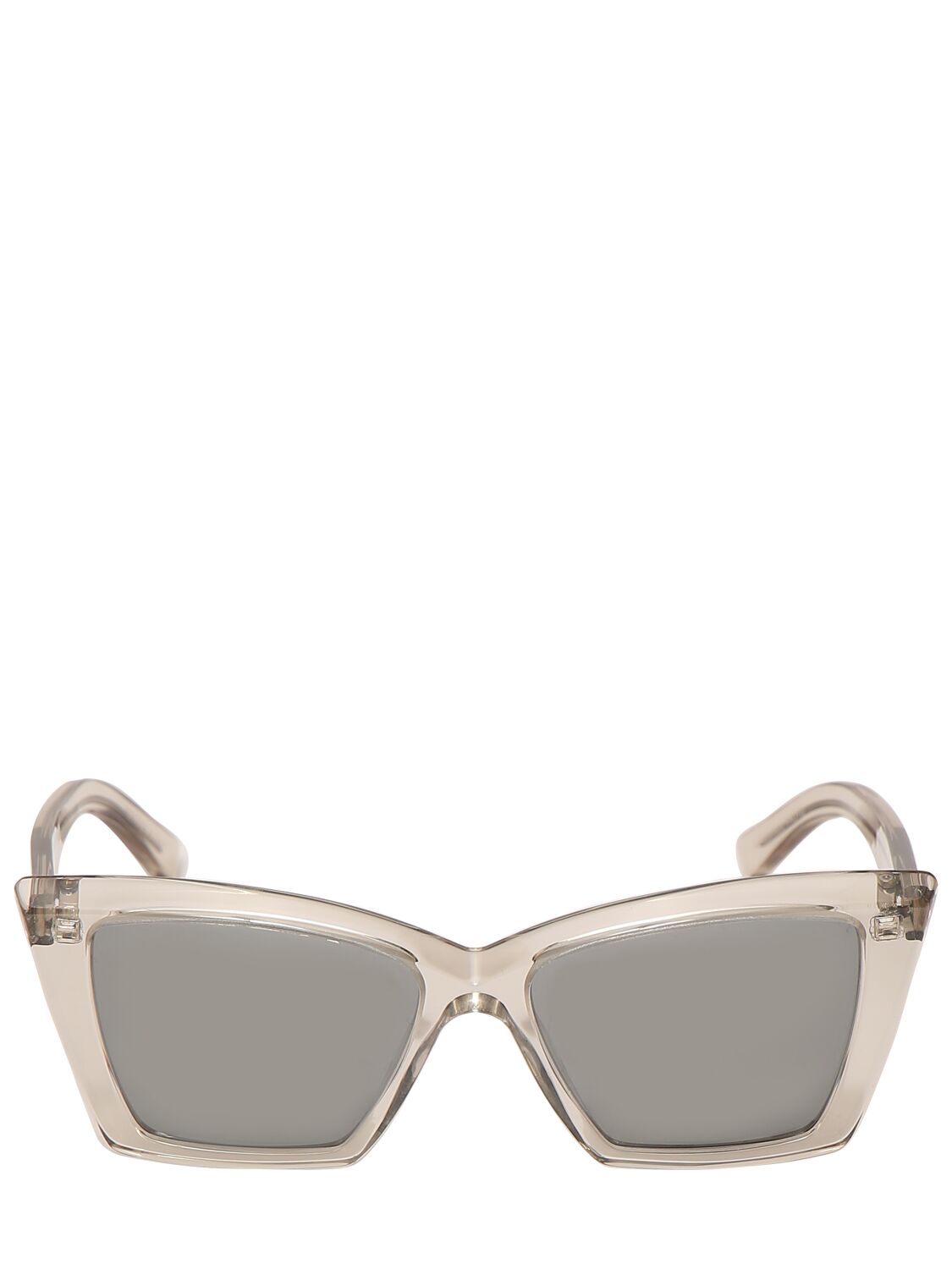 Saint Laurent Sl 657 Acetate Cat-eye Sunglasses In Cream