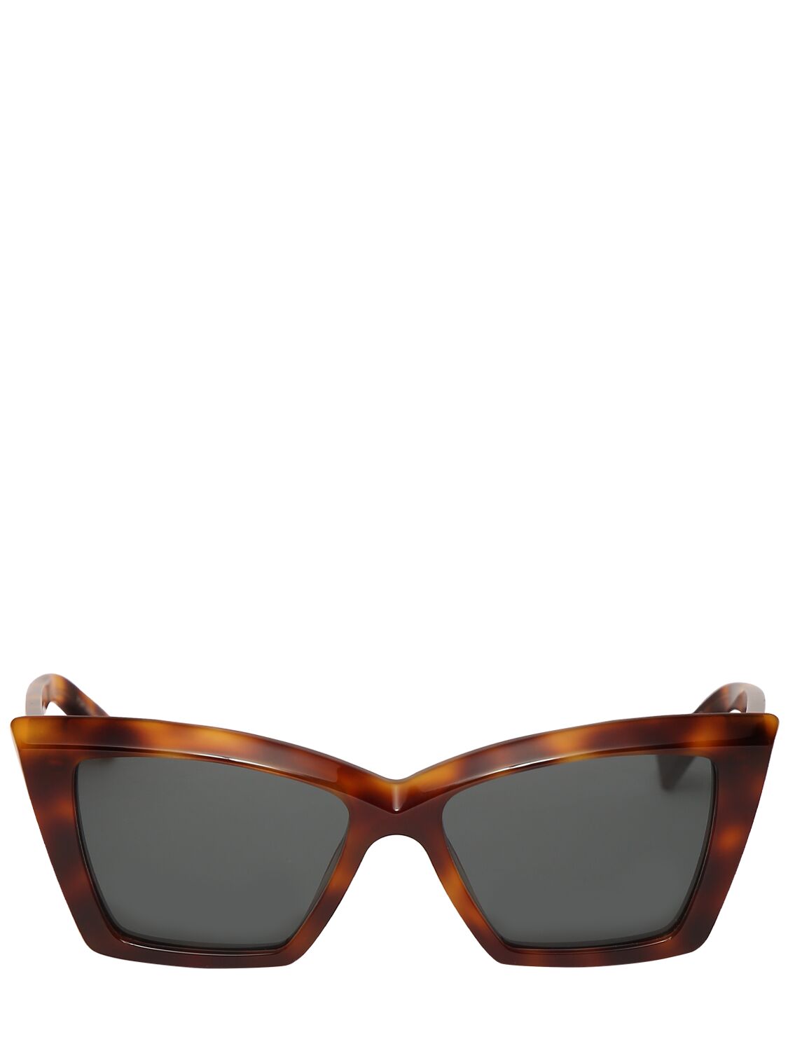 Saint Laurent Sl 657 Acetate Cat-eye Sunglasses In Havana