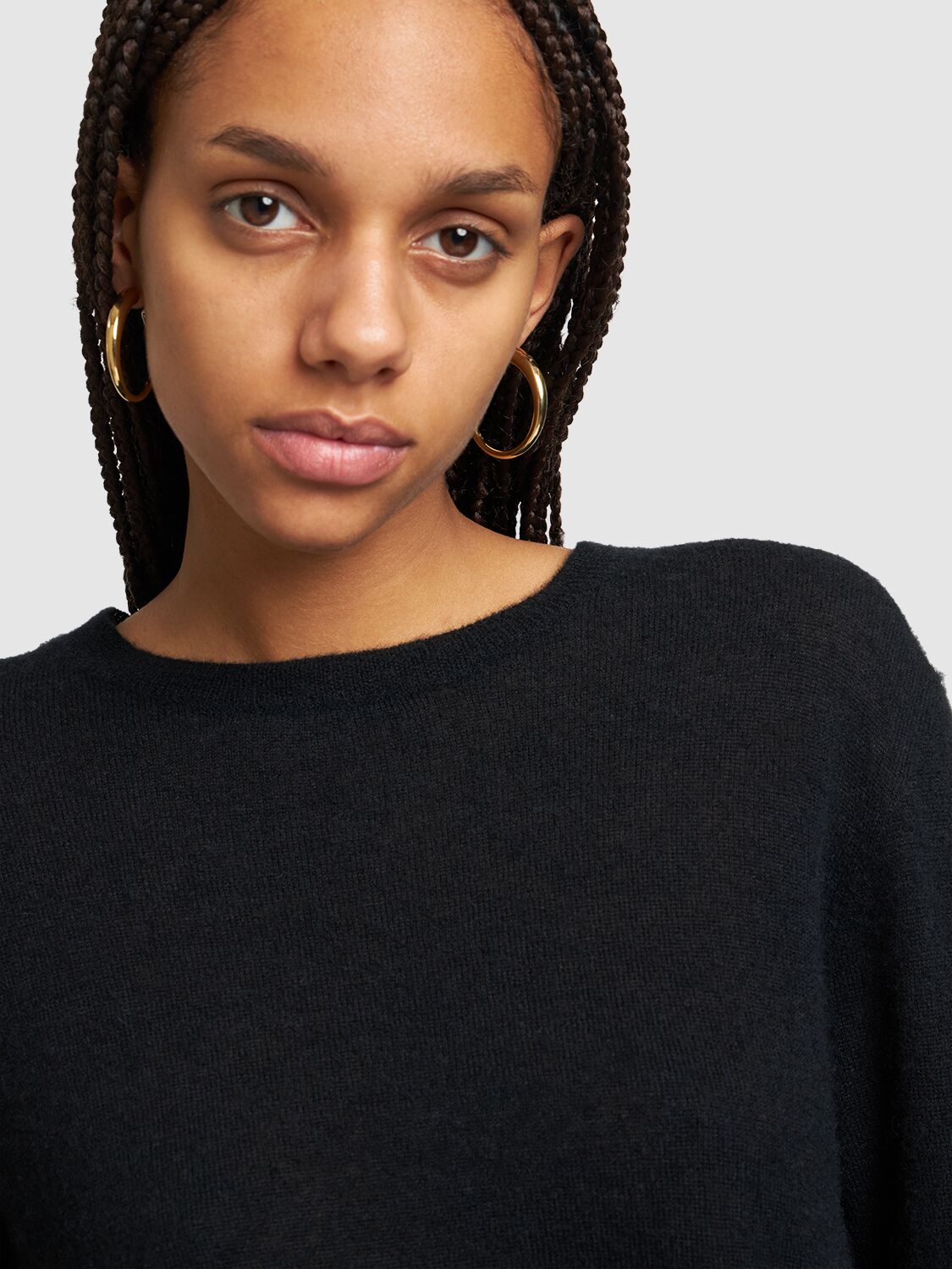 Brass Hoop Earrings