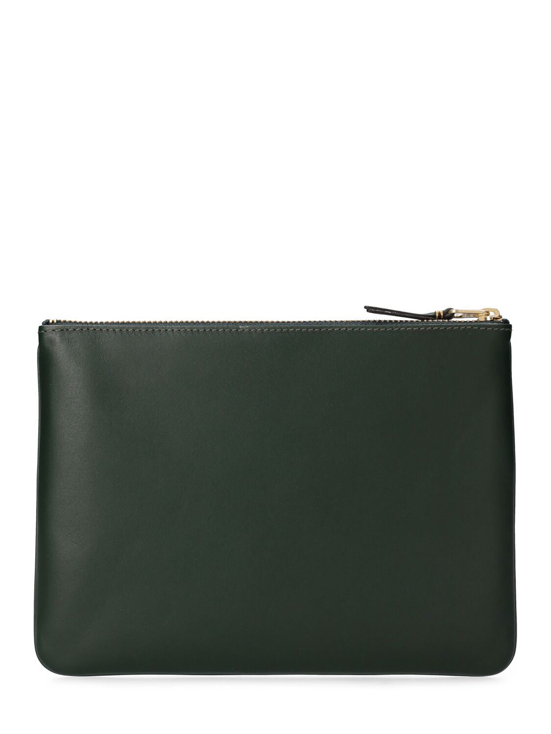 Shop Comme Des Garçons Classic Leather Pouch In 유리병 그린