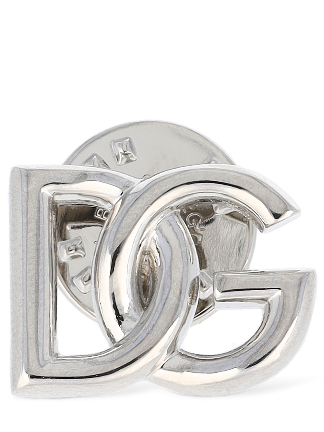Dolce & Gabbana Dg Logo Brooch In 실버
