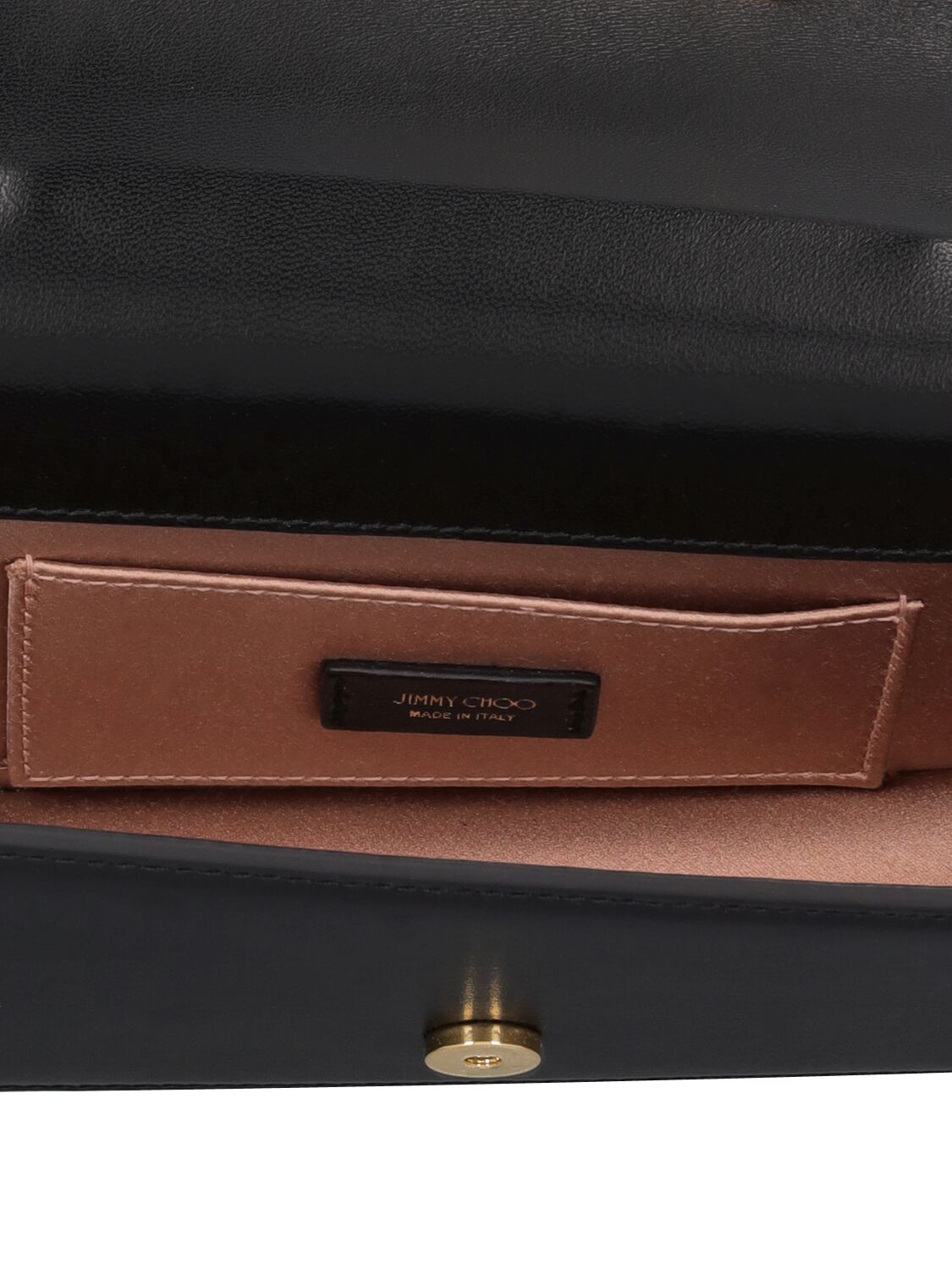 Shop Jimmy Choo Diamond Leather Top Handle Bag In Schwarz,gold