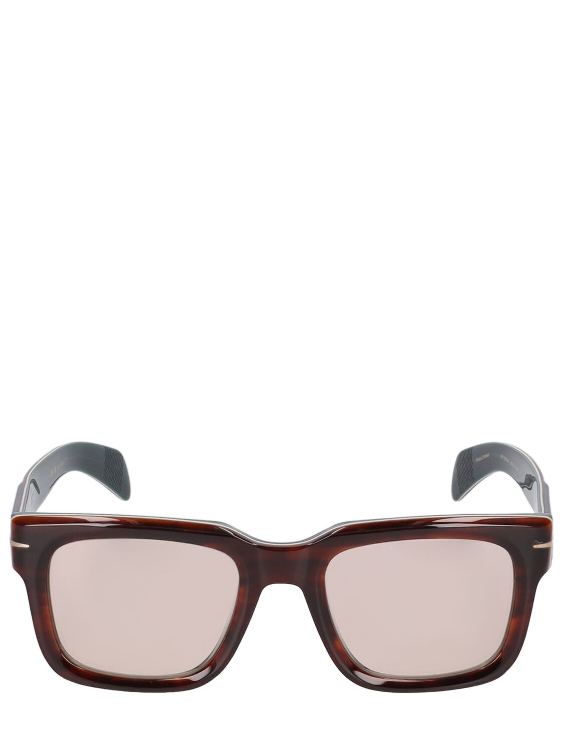 Db Eyewear By David Beckham Db Geometric Acetate Sunglasses In Brown