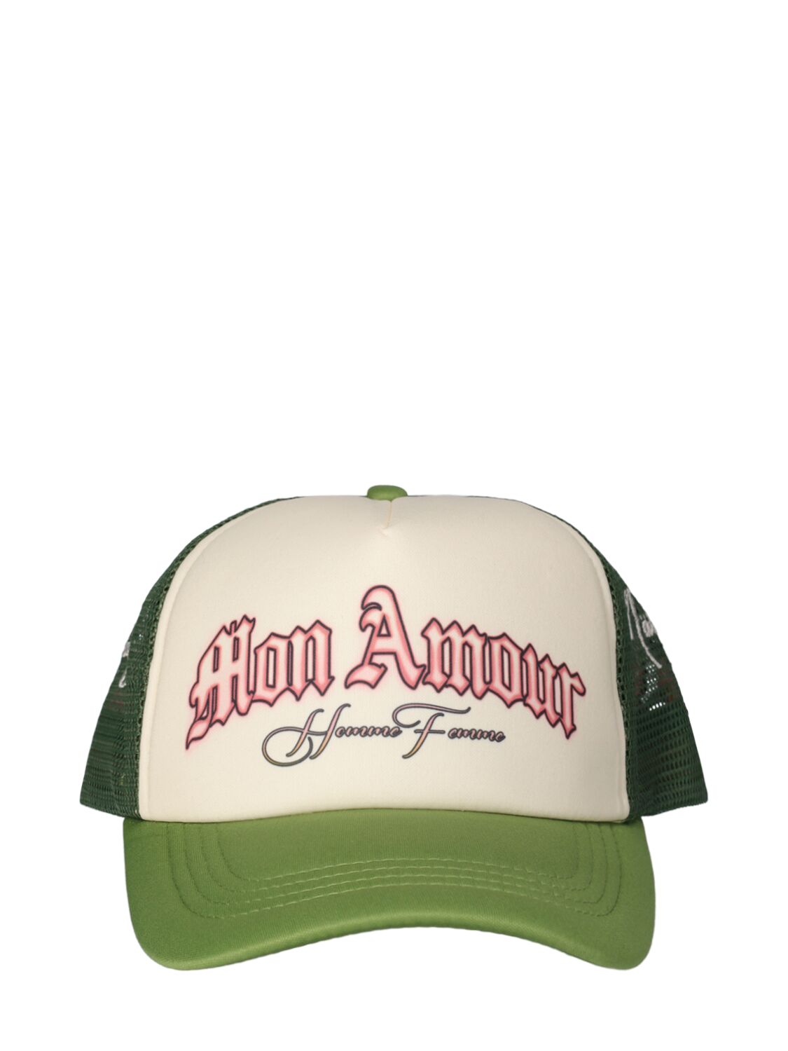 Homme + Femme La My Love Trucker Hat In Green