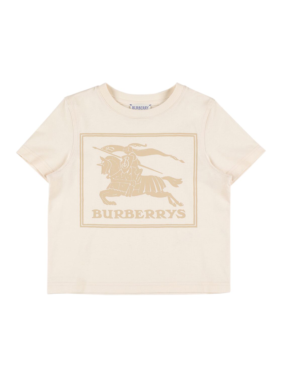 Burberry Kids' Bedrucktes T-shirt Aus Baumwolljersey In Neutral