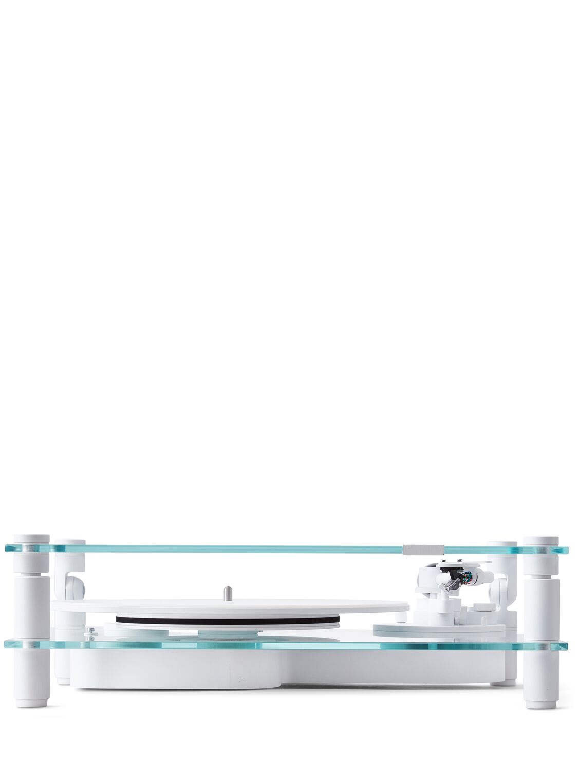Shop Transparent Turntable In White