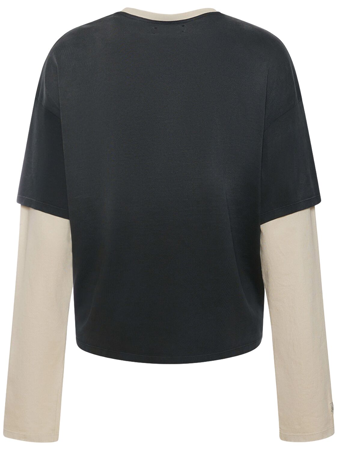 Shop Amiri Vintage L/s T-shirt In Black