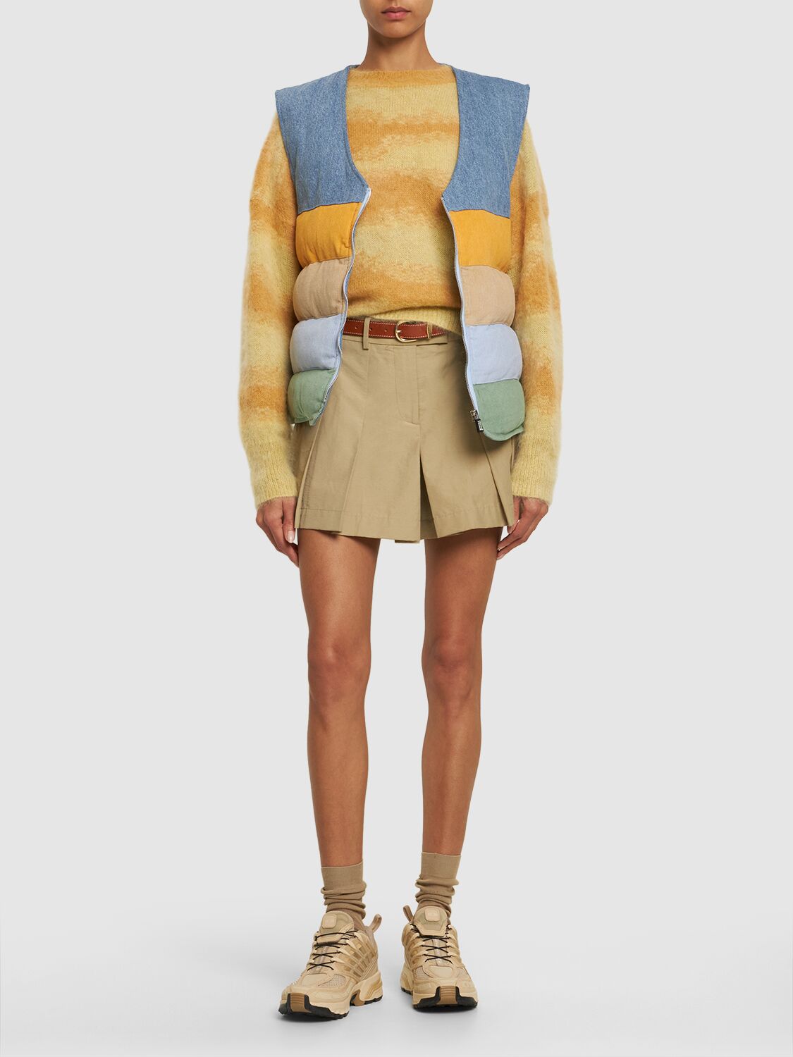 Shop Homme + Femme La Tyson Corduroy Vest In Multicolor