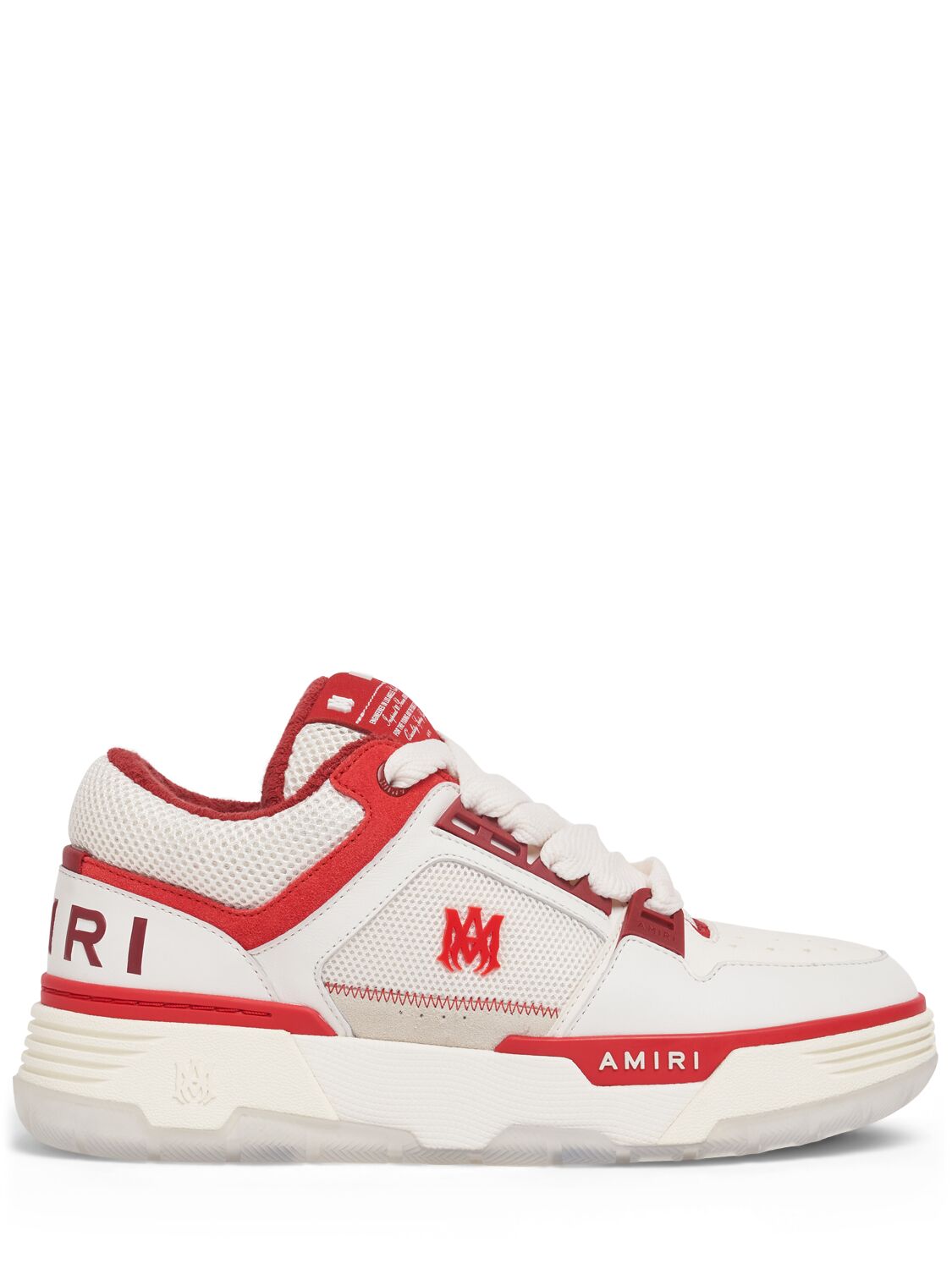 Amiri Ma-1 Sneakers In Red/white