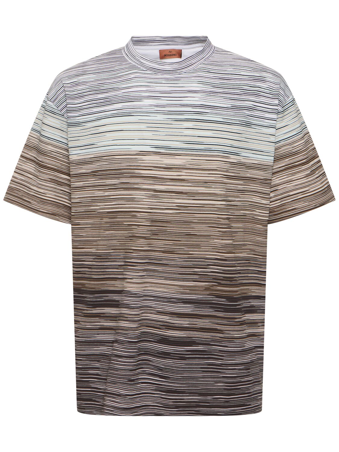 Image of Degrade Cotton Dyed T-shirt