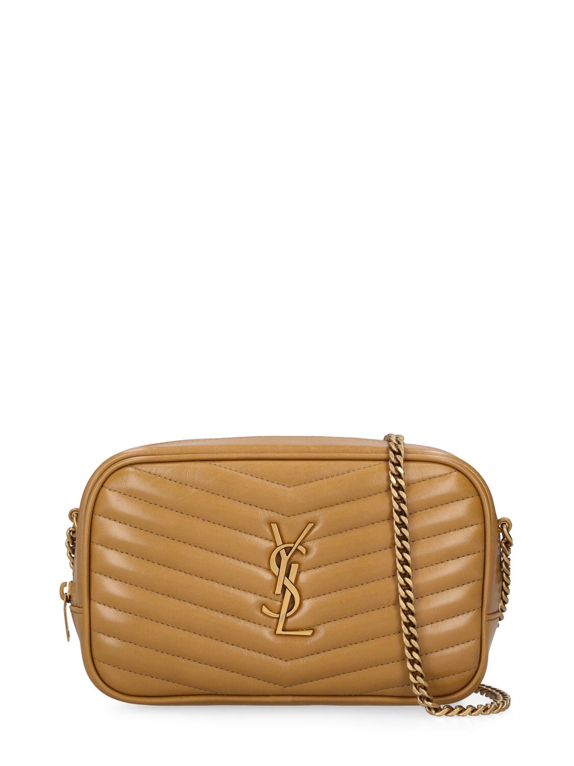 Saint laurent mini lou 2025 quilted leather camera bag