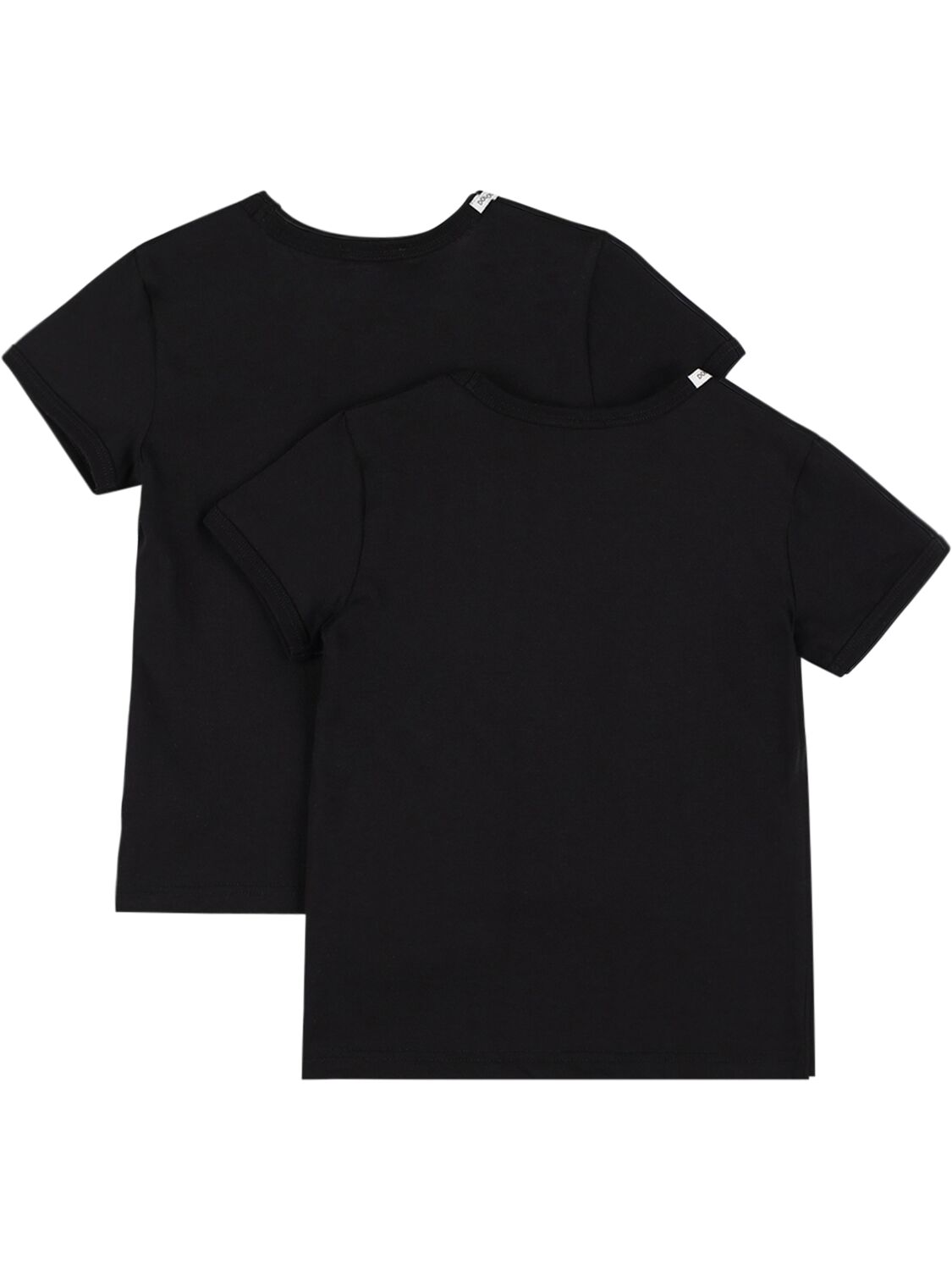 Shop Dolce & Gabbana Pack Of 2 Cotton Jersey T-shirts In Black