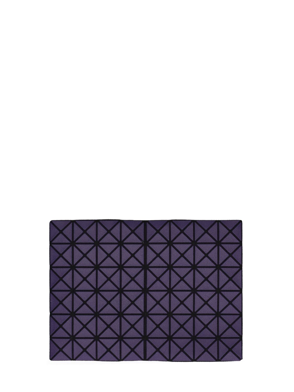 Shop Bao Bao Issey Miyake Oyster Cotton Wallet In Purple