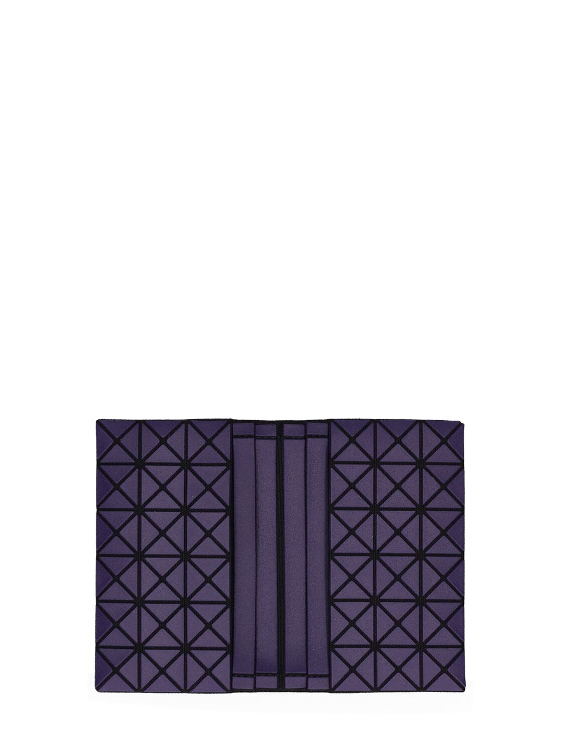 Bao Bao Issey Miyake Oyster Cotton Wallet In Purple