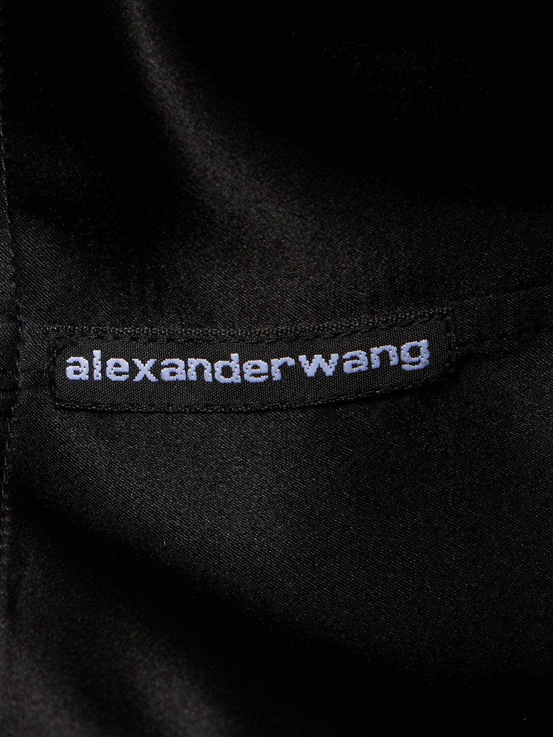 Shop Alexander Wang Silk Shirt In 블랙