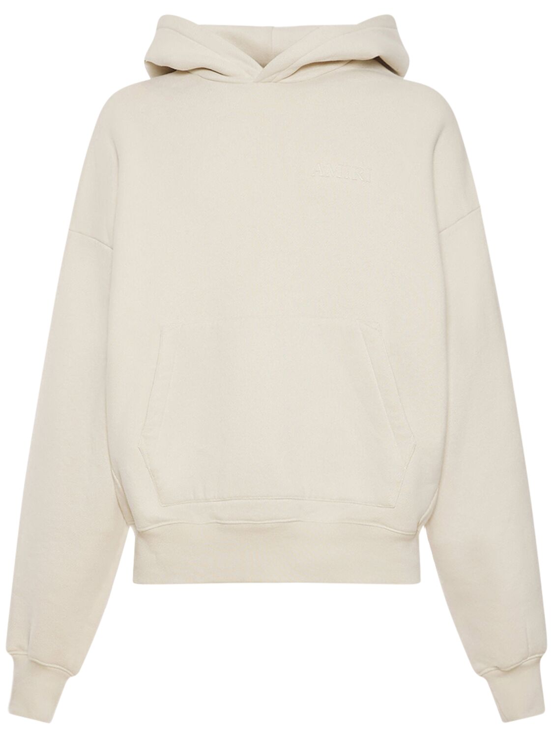 Amiri Oversize Hoodie In Beige