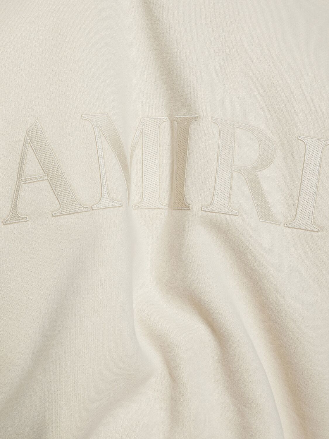 Shop Amiri Oversize Hoodie In Beige