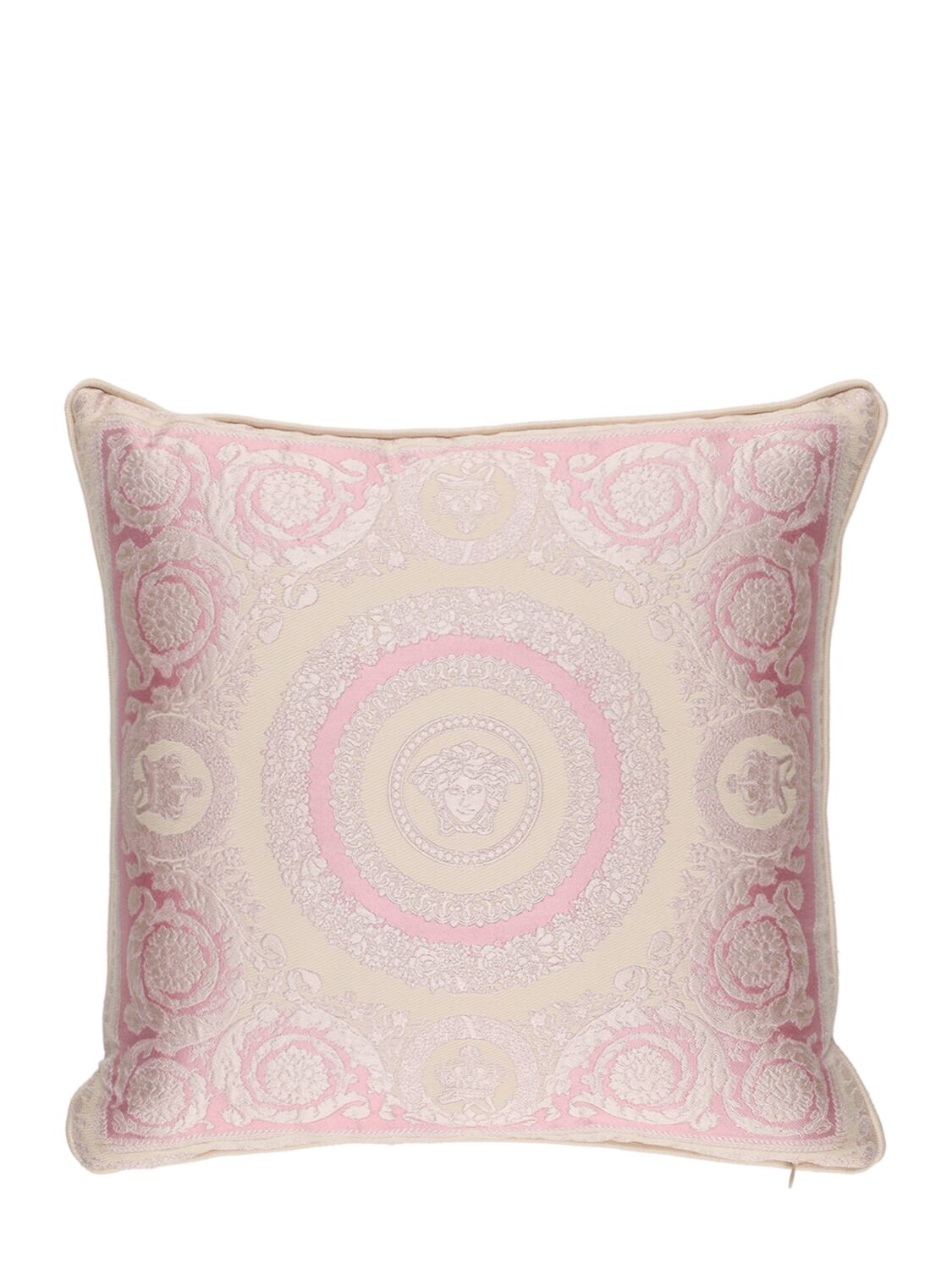 Versace Crete De Fleur Cushion In Pink