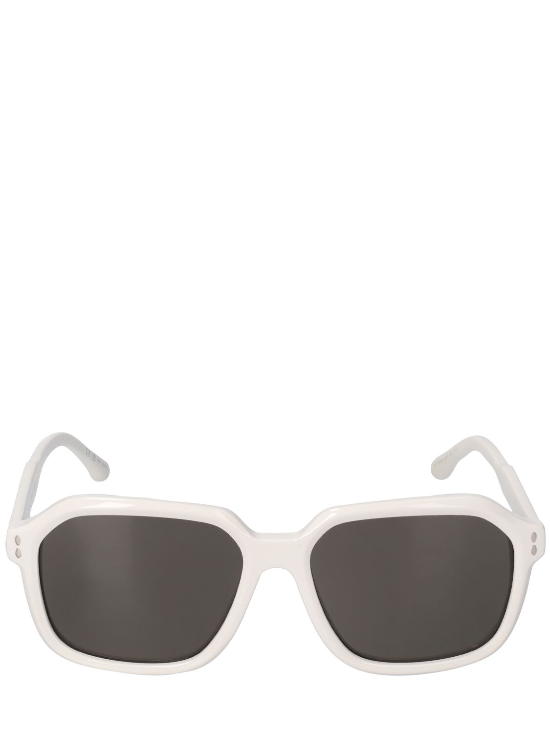 Isabel Marant The In Love Classic Acetate Sunglasses In White,grey