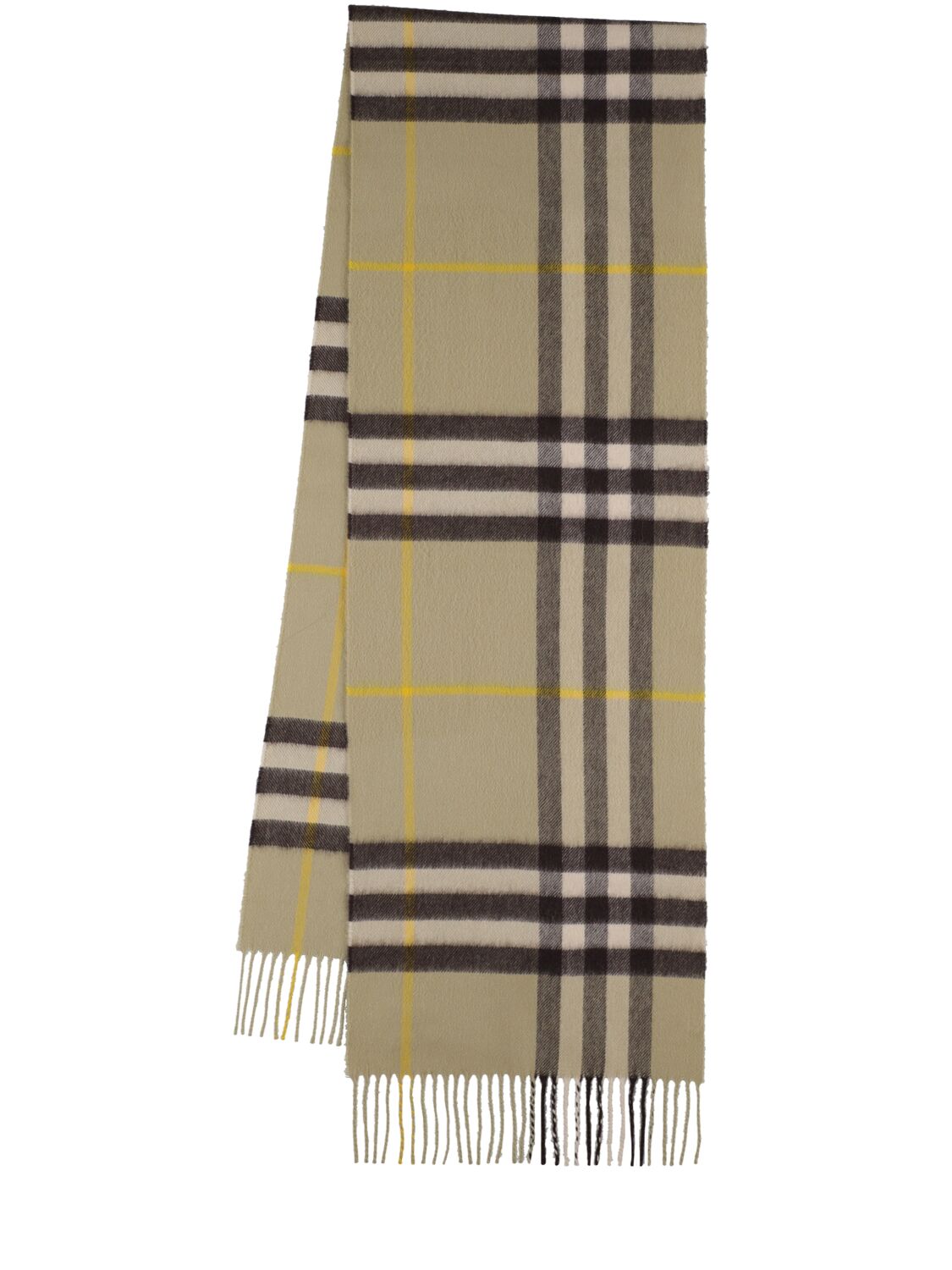 Image of Check Cashmere Scarf