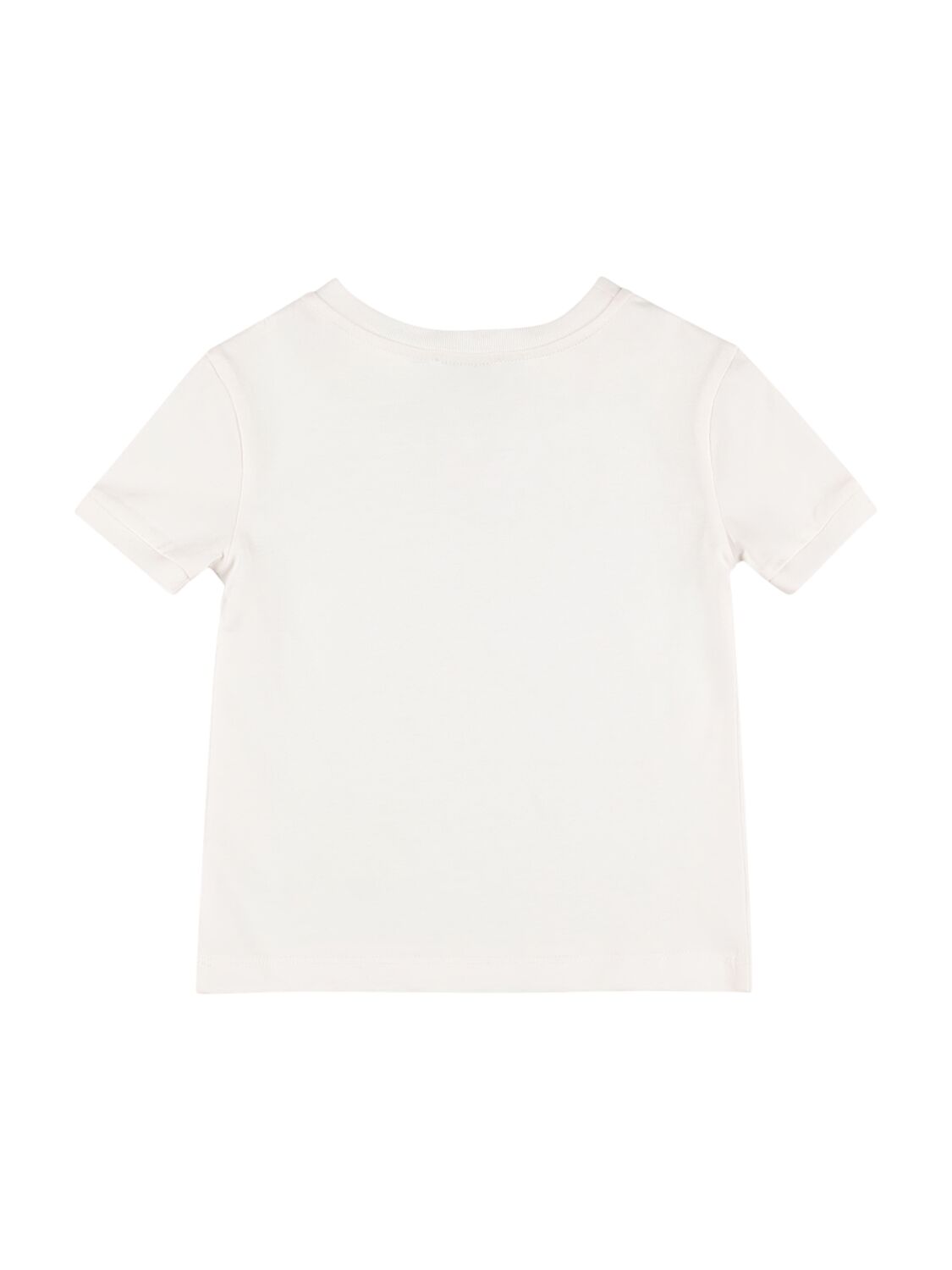 Shop Dolce & Gabbana Logo Patch Cotton T-shirt In White