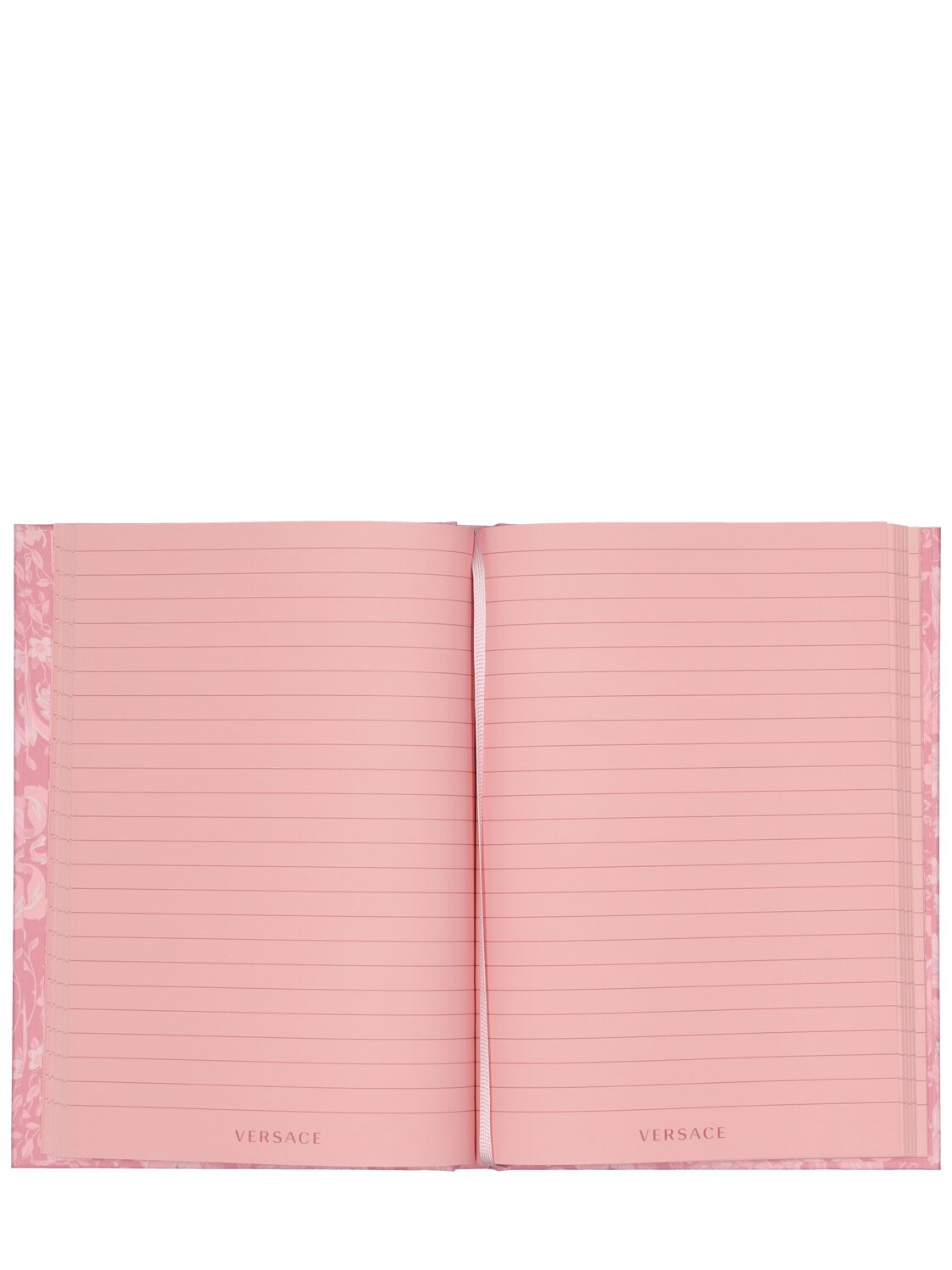 Shop Versace Barocco Renaissance Notebook In Pink