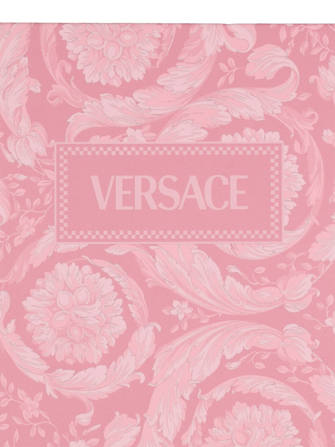 Shop Versace Barocco Renaissance Notebook In Pink