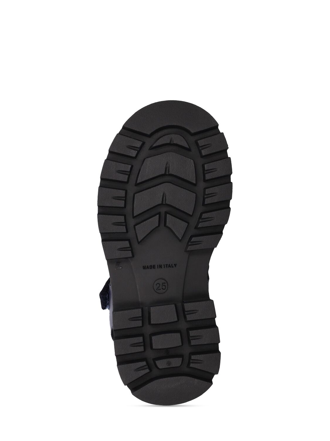 Shop Versace Logo Leather Sandals In Dunkelblau,gold