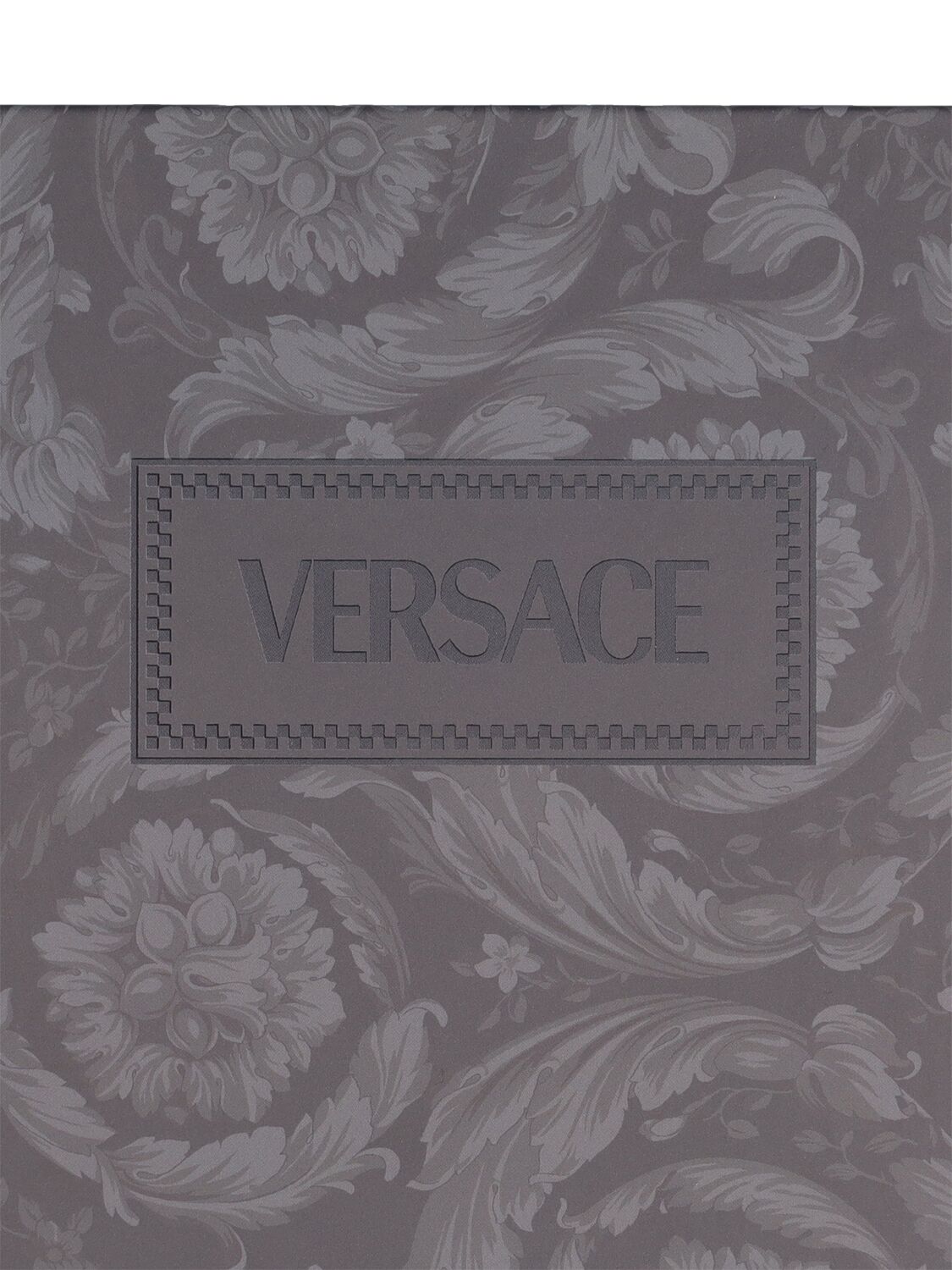 Shop Versace Barocco Renaissance Notebook In Black,grey
