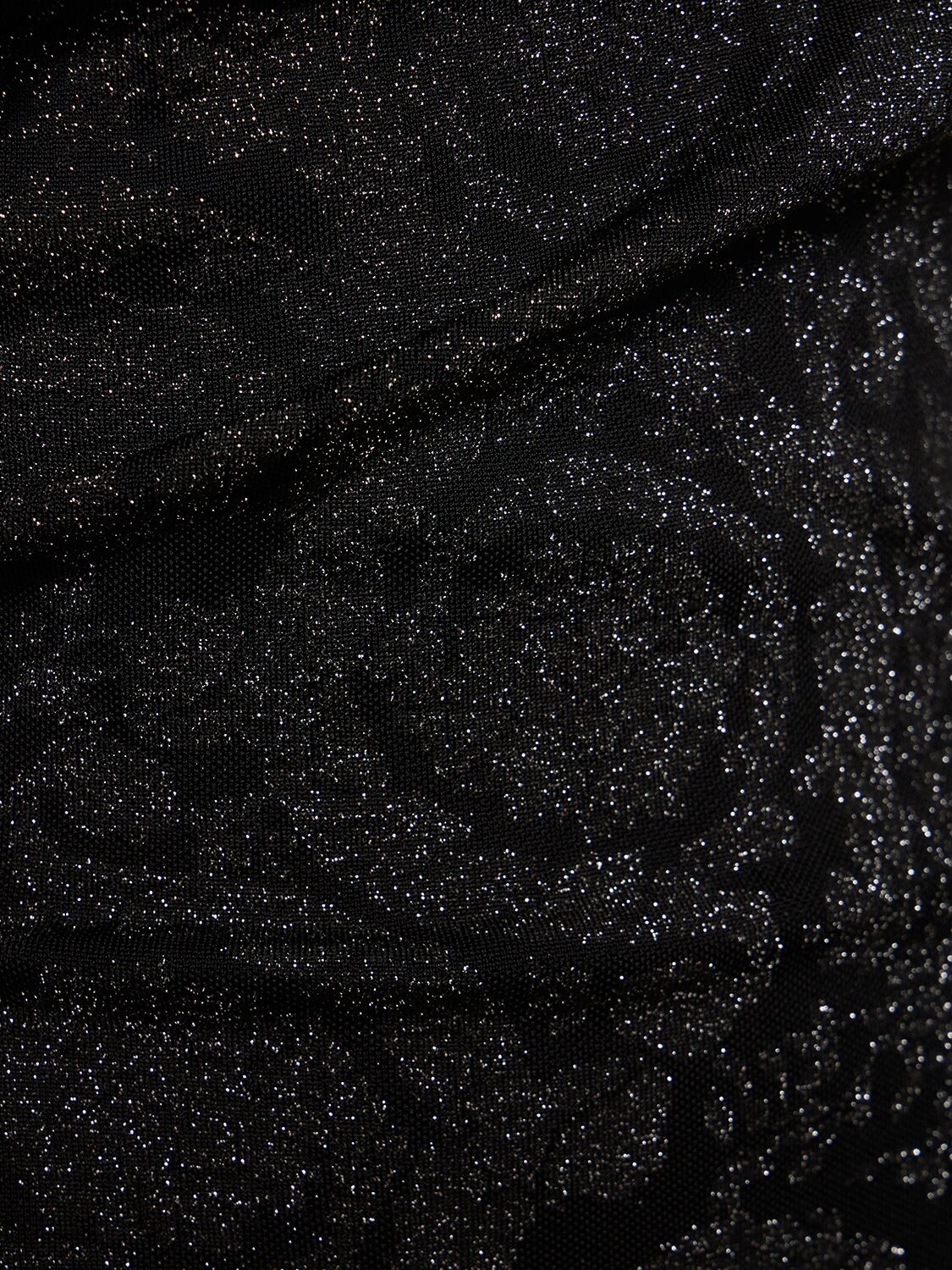 Shop Versace Barocco Knit Dress In Black