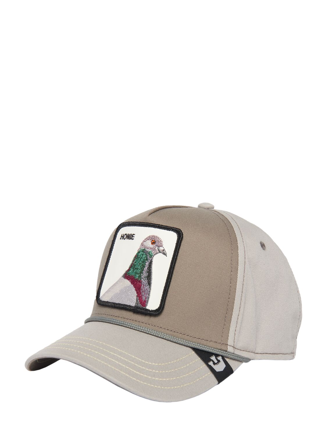 Shop Goorin Bros Pigeon 100 Baseball Cap In Beige,grey