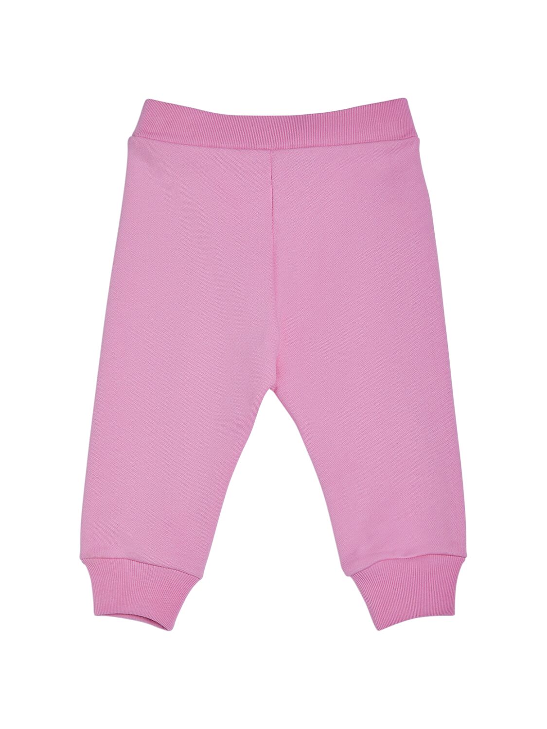 Shop Marni Junior Circle Logo Cotton Sweat Pants In Pink