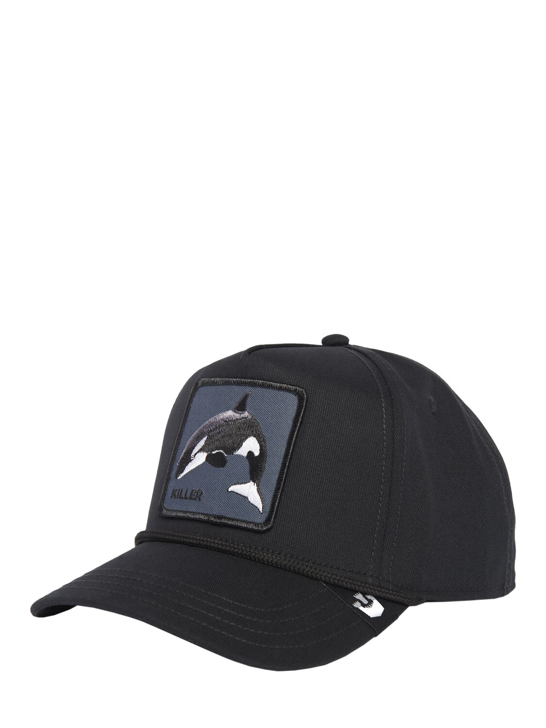 Shop Goorin Bros Killer Whale 100 Baseball Cap In Black