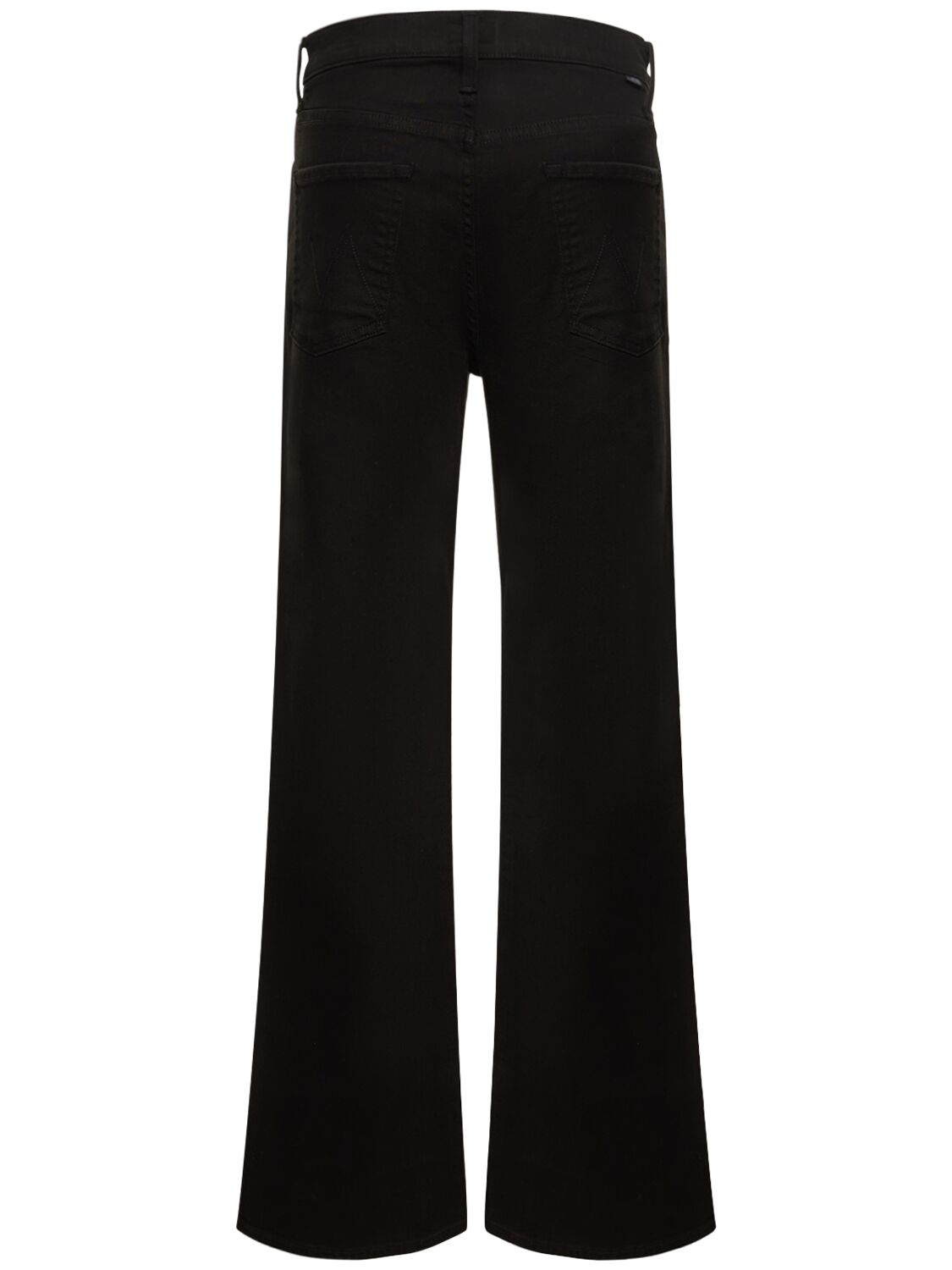 Shop Mother The Dodger Straight Leg Jeans In Black