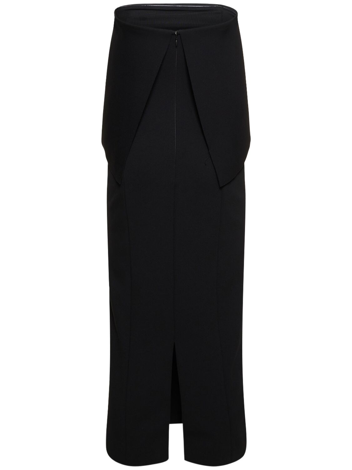 Shop Staud Scarlett Strapless Midi Dress In Black