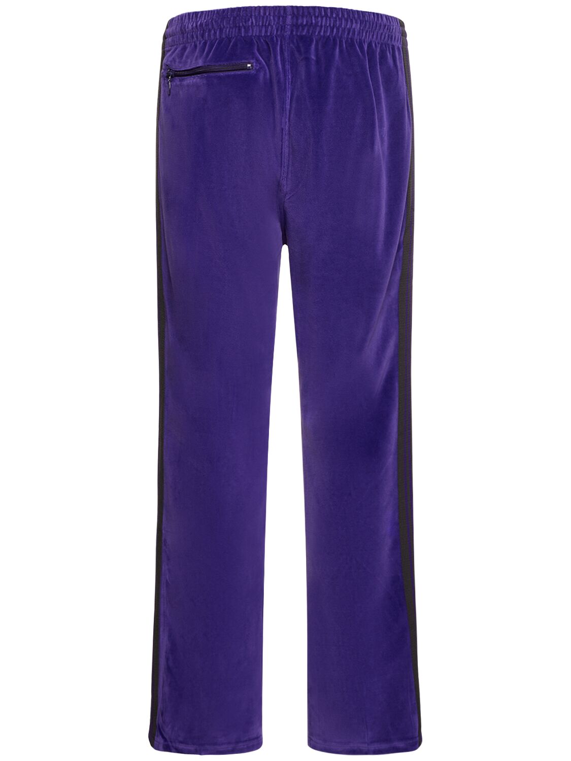 Shop Needles Logo Velour Track Pants In Purple
