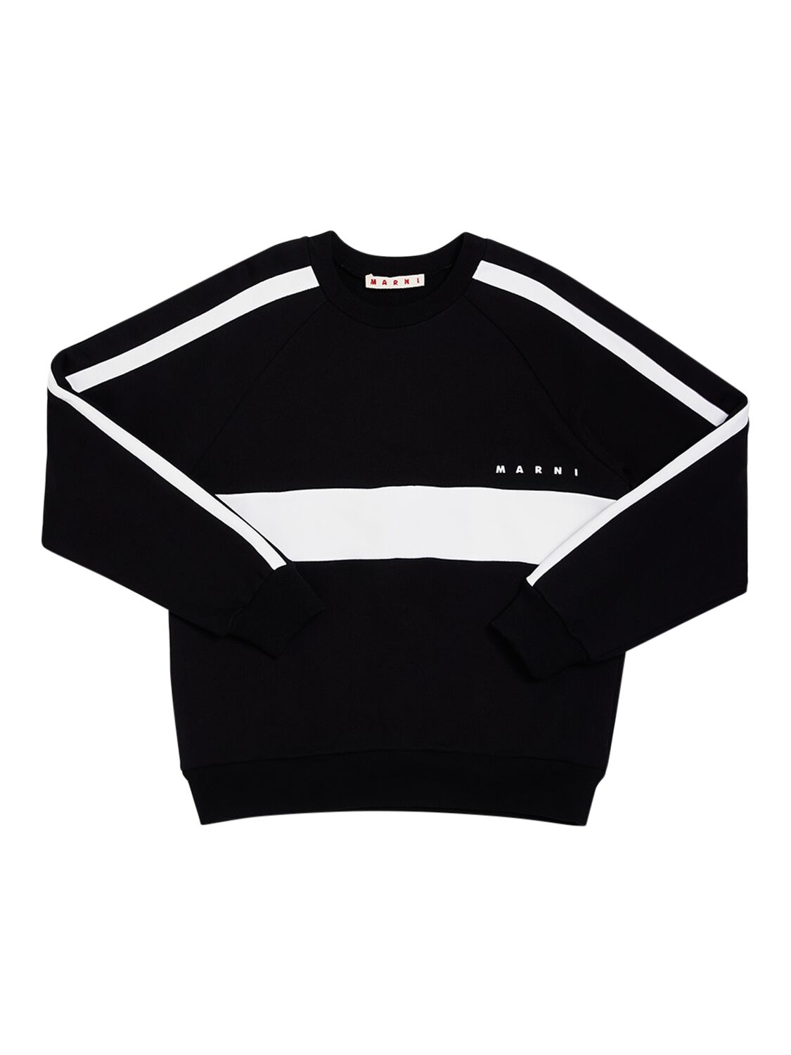 Marni Junior Kids' Cotton Sweatshirt In Black