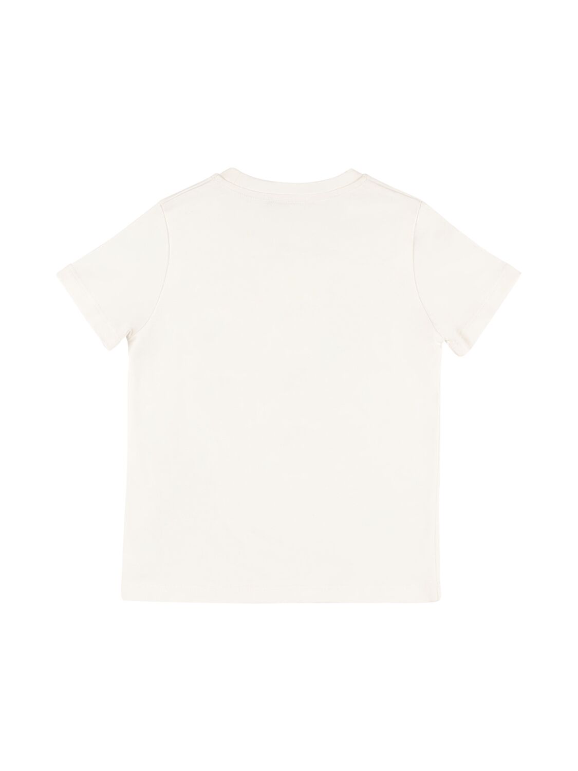 Shop Versace Printed Medusa Cotton Jersey T-shirt In White,gold