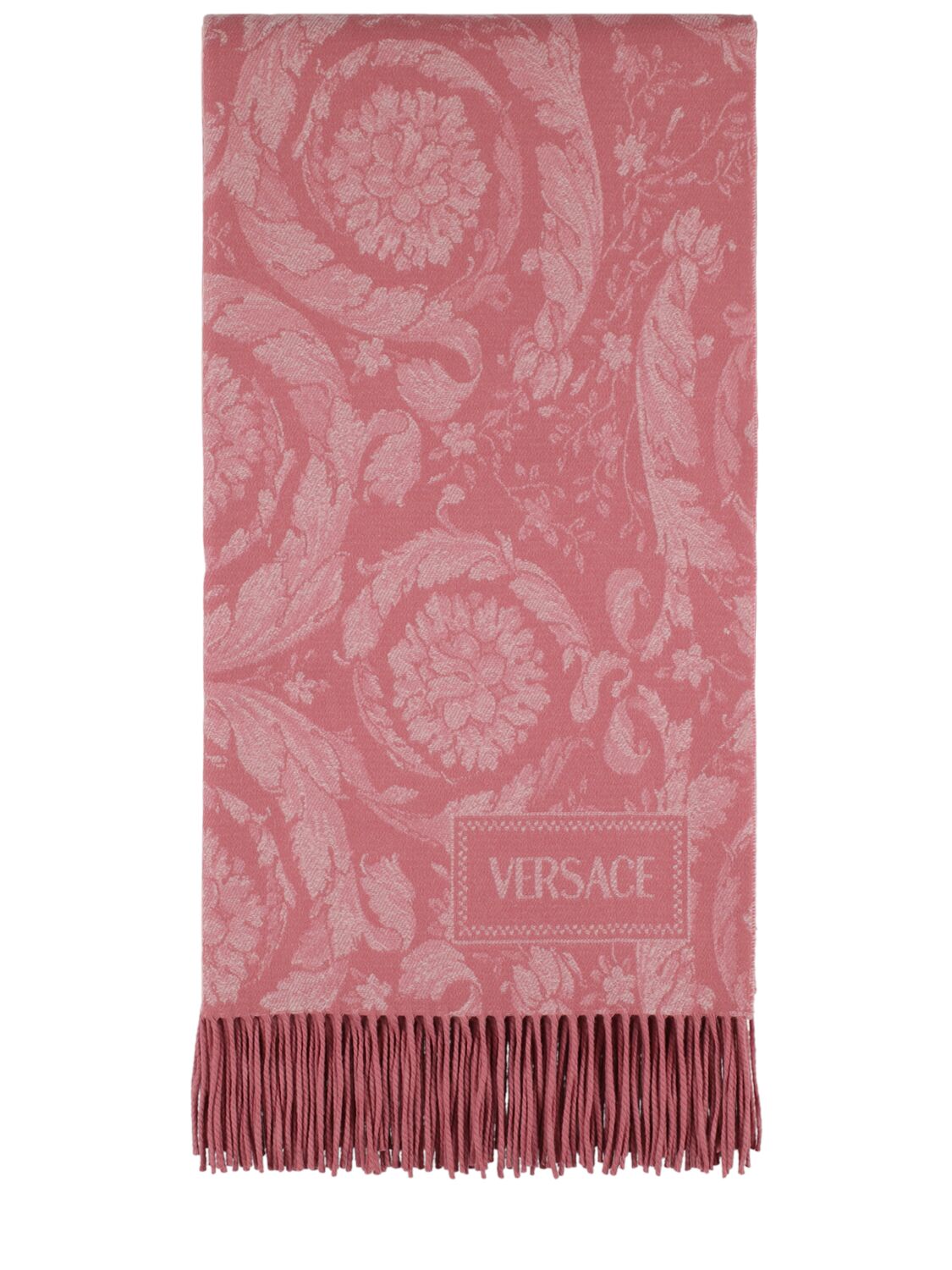 Versace Barocco Renaissance毯子 In Pink