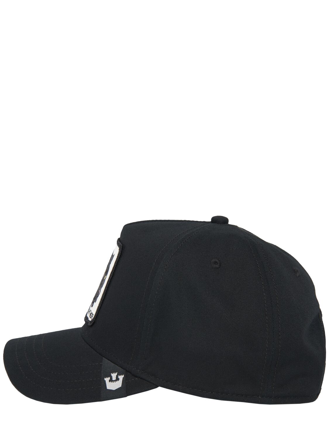 Shop Goorin Bros Panther 100 Baseball Cap In Black,white