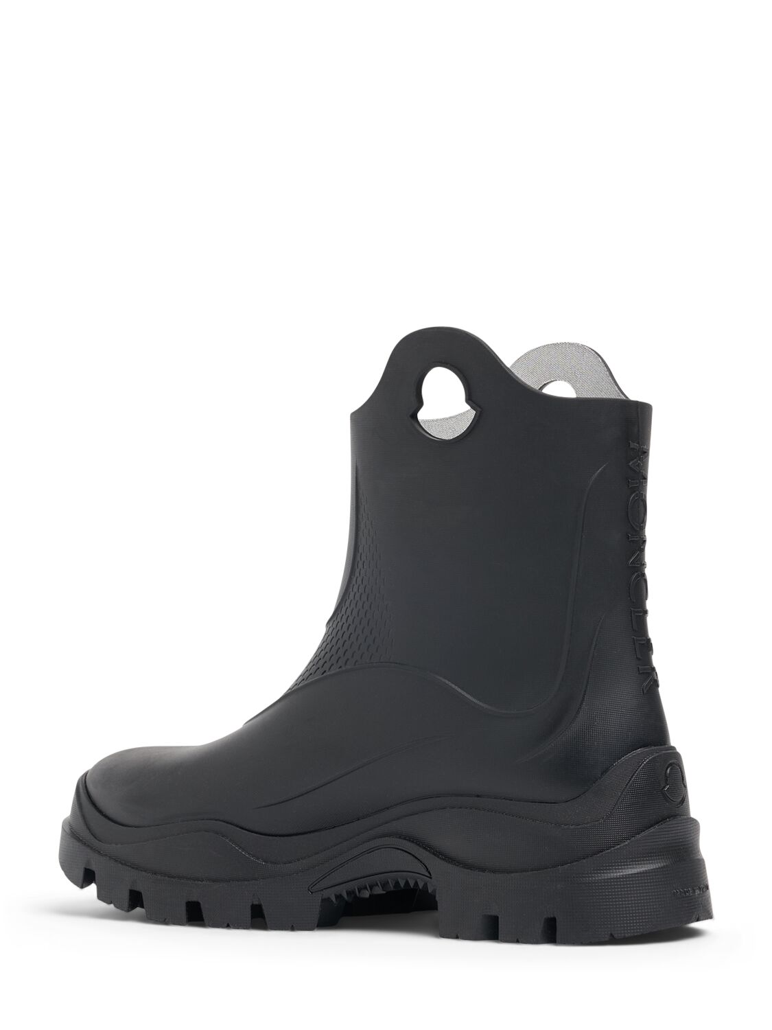 Shop Moncler 32mm Misty Rubber Rain Boots In 블랙