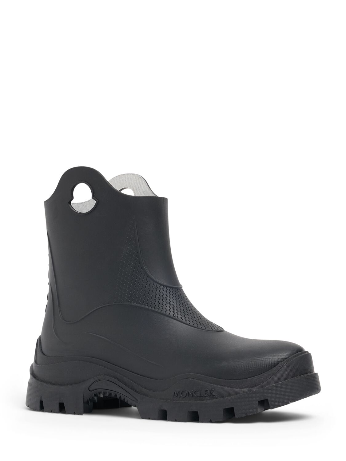 Shop Moncler 32mm Misty Rubber Rain Boots In 블랙