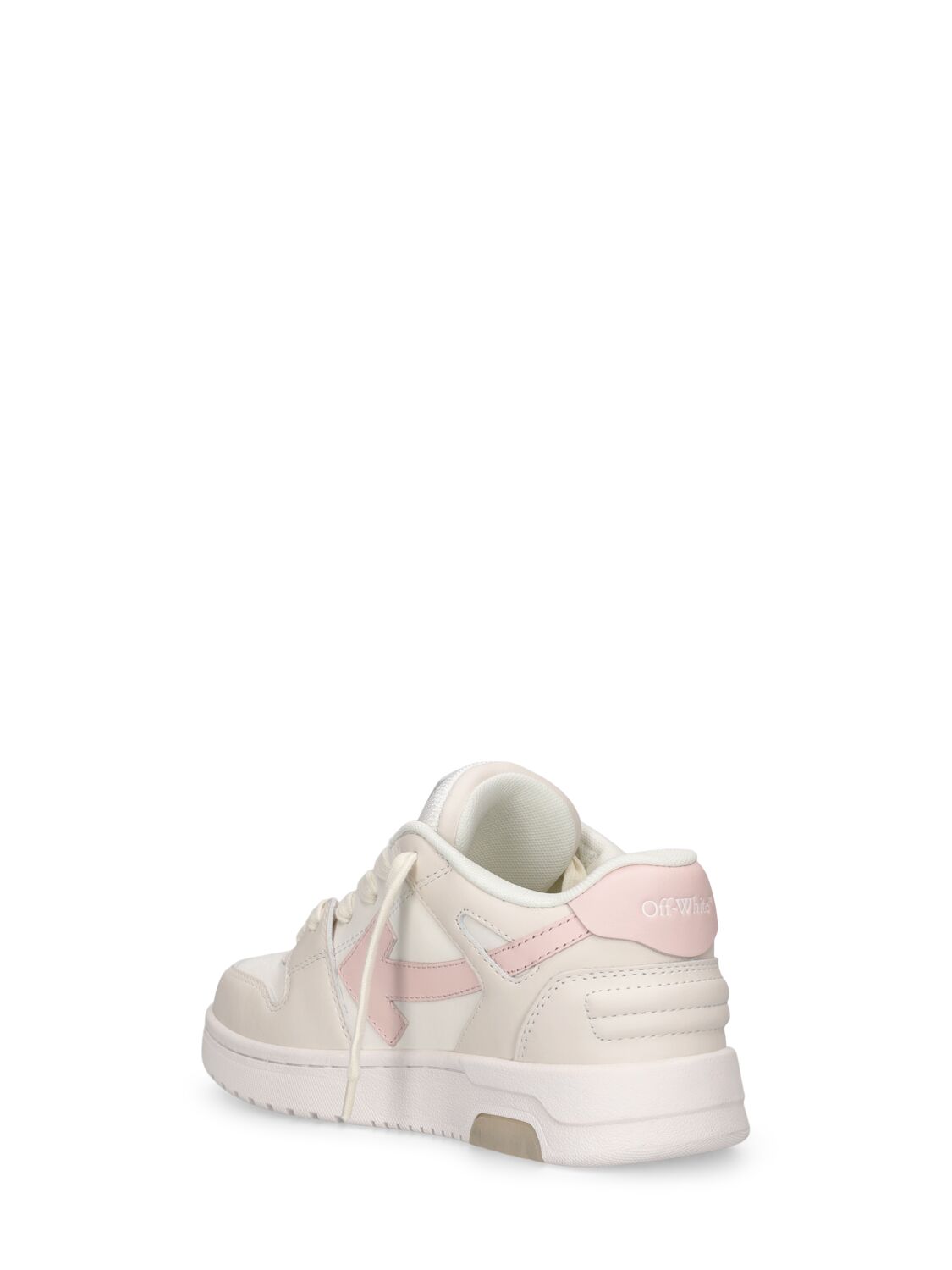 Shop Off-white Out Of Office Leather Blend Sneakers In 오프 화이트